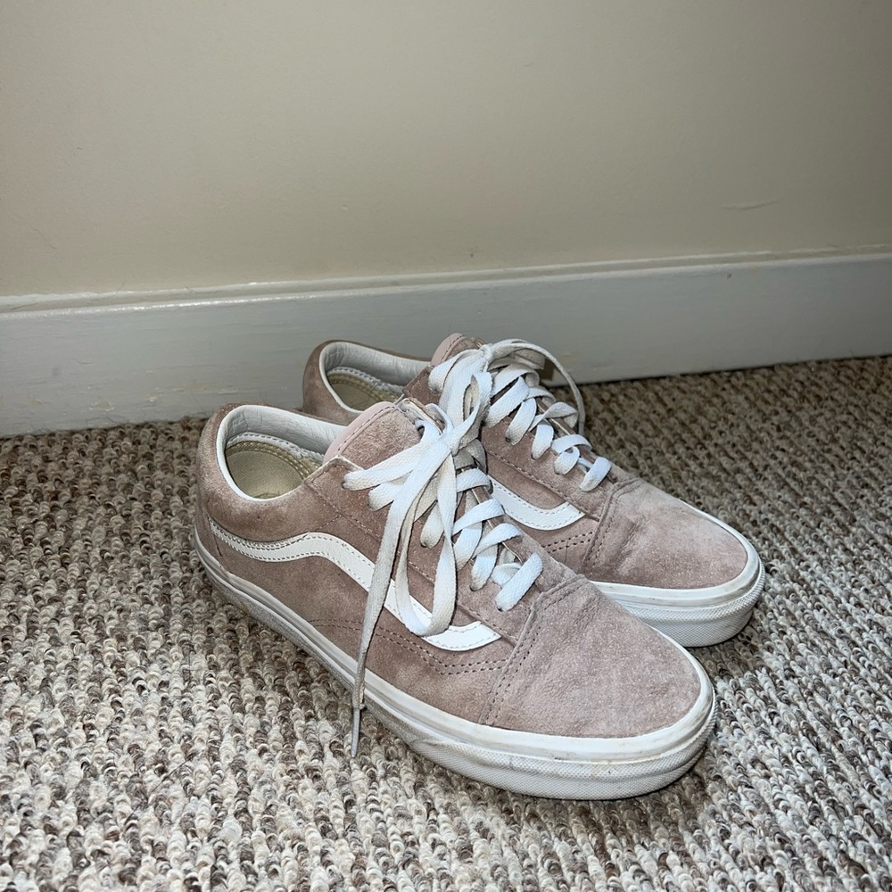 Vans Light Pink/Tan Suede